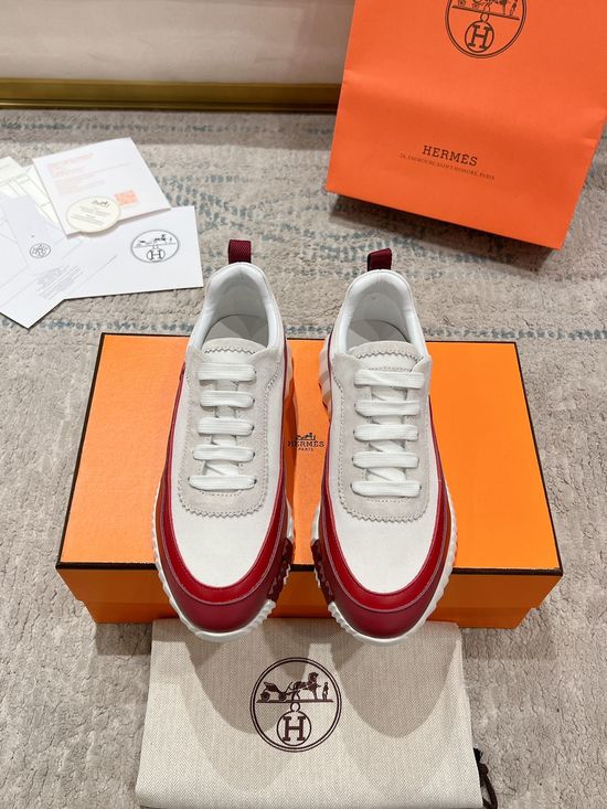 Hermes Color Block Lightweight Comfortable Casual Sneakers