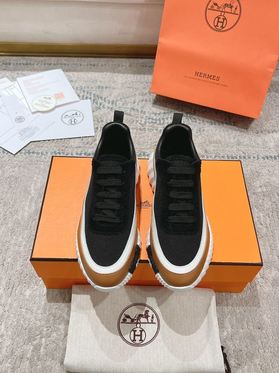 Hermes Color Block Lightweight Comfortable Casual Sneakers