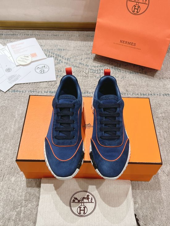Hermes Color Block Lightweight Comfortable Casual Sneakers