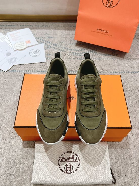 Hermes Color Block Lightweight Comfortable Casual Sneakers