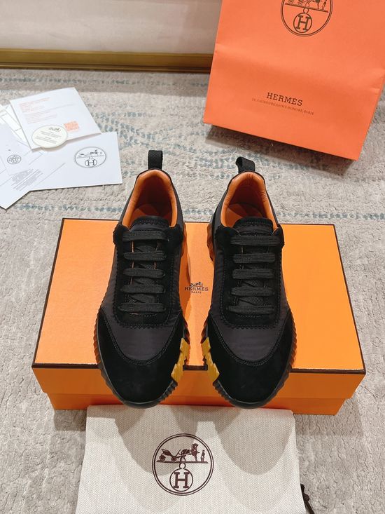 Hermes Color Block Lightweight Comfortable Casual Sneakers
