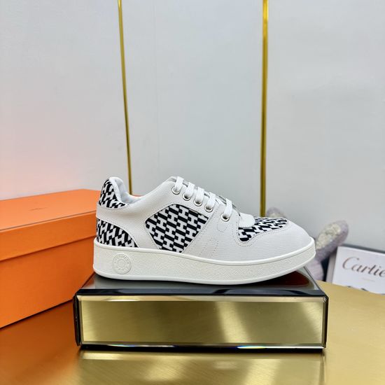 Hermes Breathable Mesh Lace-up Lightweight Casual Sneakers