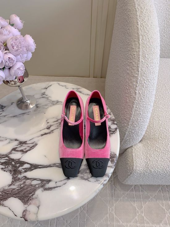 Chanel Mary Jane Shoe with Classic Emblem Decor