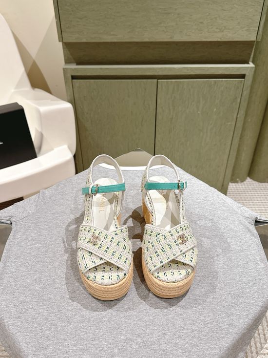 Chanel Camellia Thick Sole Genuine Leather Casual Shoes