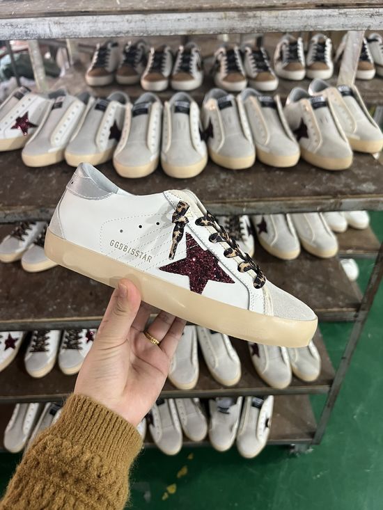 Golden Goose Vintage Distressed Casual Sneakers Comfortable Non Slip Daily Shoes