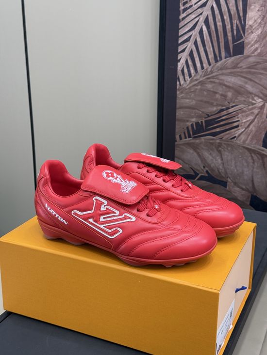 Louis Vuitton Dynamic Football-Inspired Athletic Shoes