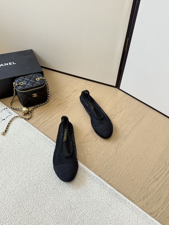 Chanel Mid Heel Elegant Comfortable Casual Versatile Dress Shoes