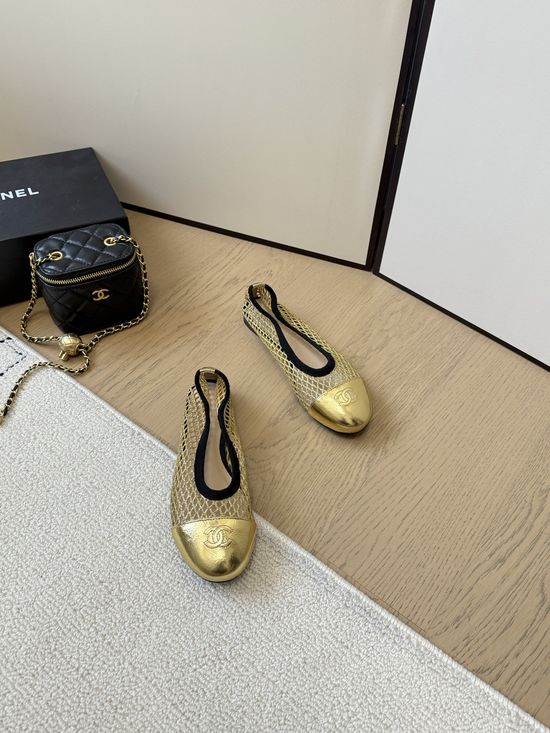 Chanel Mid Heel Elegant Comfortable Casual Versatile Dress Shoes
