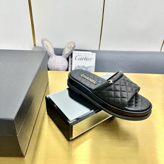 Chanel Premium Leather Shoes Elegant Design For Daily Outfits