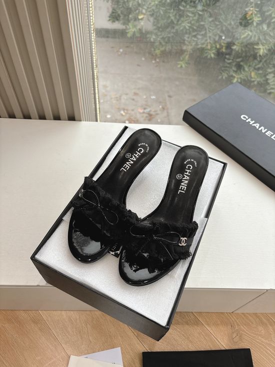 Chanel Timeless Bow-detail Mary Jane Flat Shoes