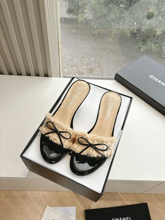 Chanel Timeless Bow-detail Mary Jane Flat Shoes
