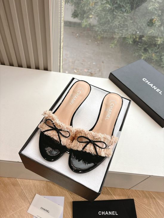 Chanel Timeless Bow-detail Mary Jane Flat Shoes