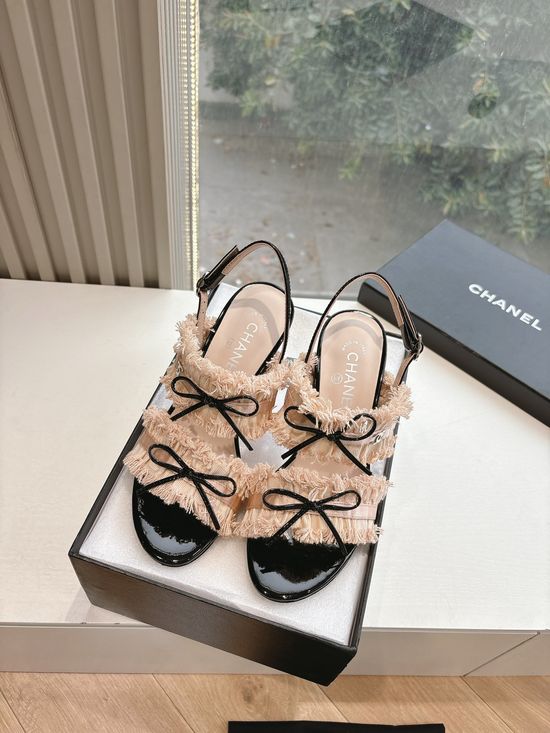 Chanel Classic Bow-detail Mary Jane Mule Shoes