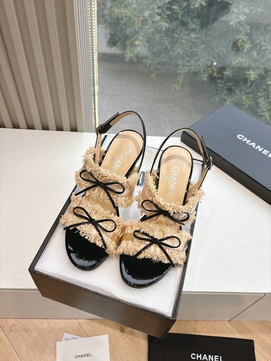 Chanel Classic Bow-detail Mary Jane Mule Shoes