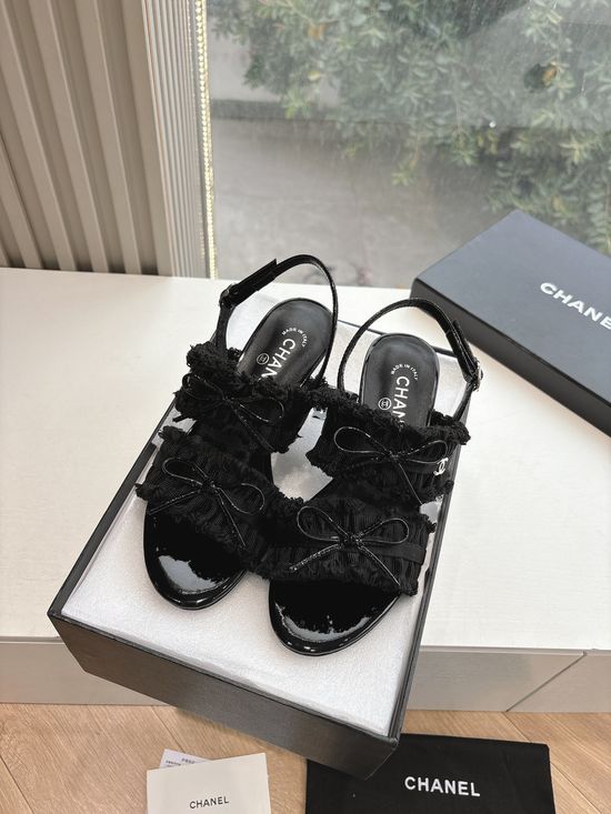 Chanel Classic Bow-detail Mary Jane Mule Shoes