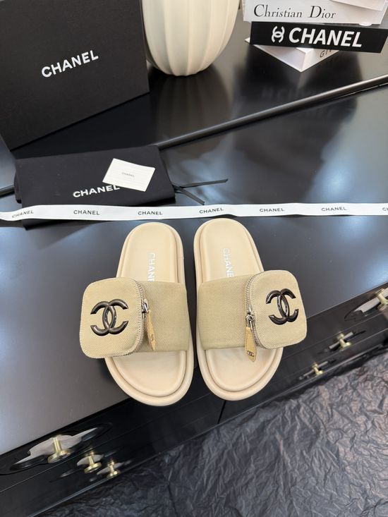 Chanel Mid Heel Comfortable Daily Shoes With Premium Packaging