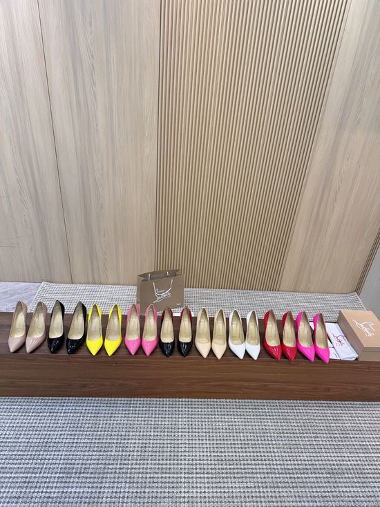 Christian Louboutine Custom-Made Luxury Bling Bling Leather Shoes