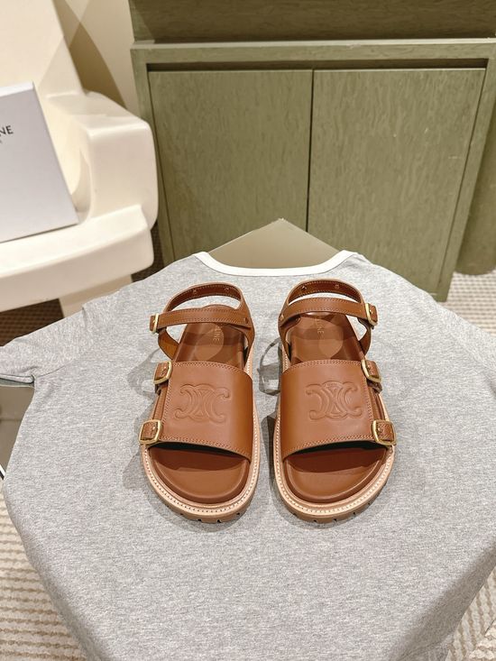 Celine Classic Logo Flat Sandals Non-slip Casual Summer Slippers