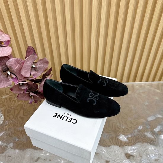 Celine Classic Leather Loafers British Style Versatile Wear Soft Footbed