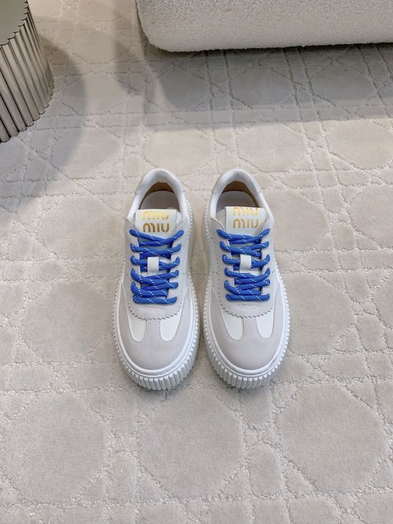 Miu Miu Thick Sole Casual Sneaker for Daily Wear