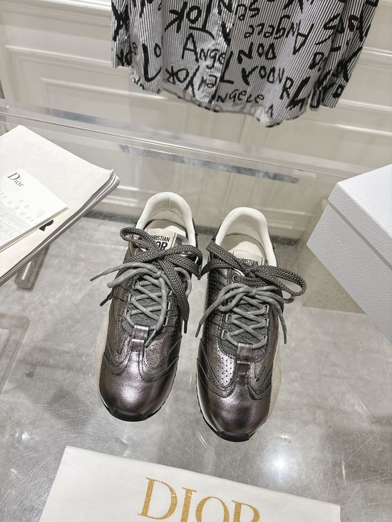 Christian Dior Graffiti Print Comfortable Casual Fashion Sneakers
