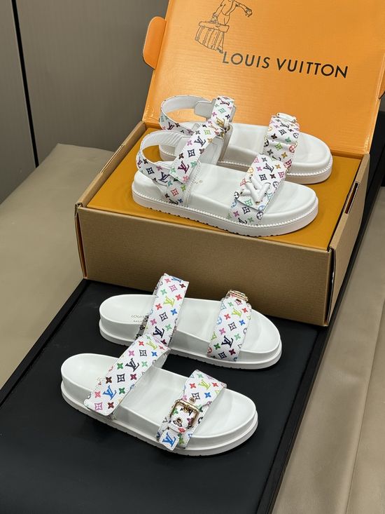 Louis Vuitton Classic Stylish Slip On Casual Comfortable Daily Wear Slippers
