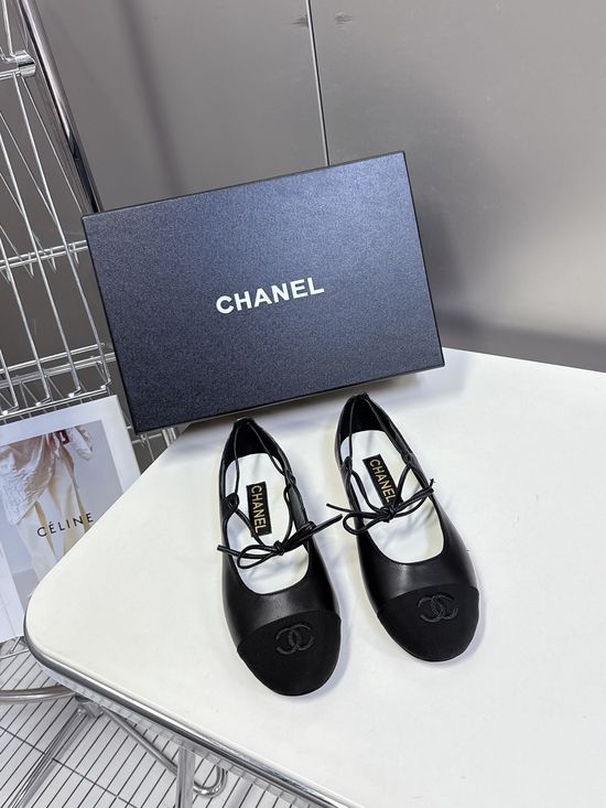 Chanel Elegant Strap Mary Jane Shoes Premium Soft Leather Flats