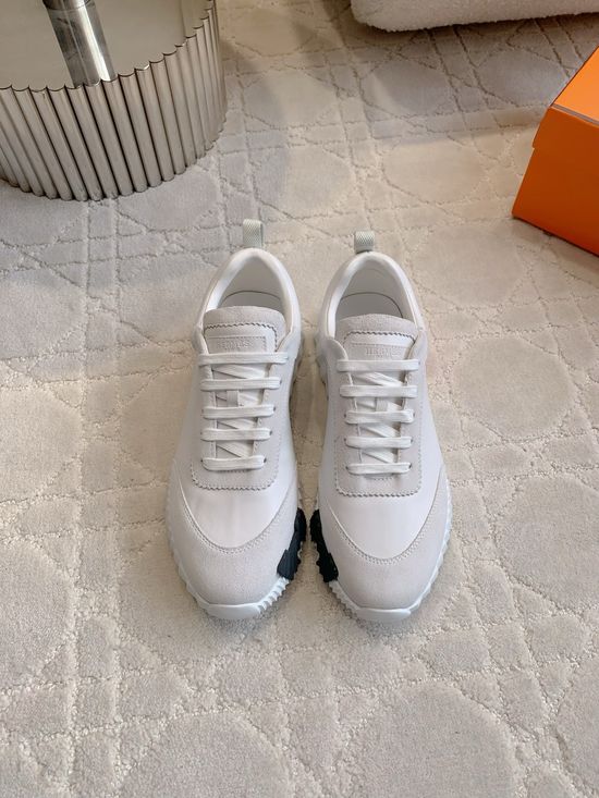 Hermes Cowhide Upper Soft Comfortable All-match Casual Shoes