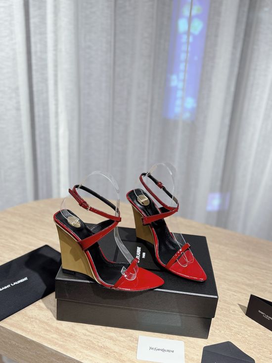 Yves Saint Laurent Rhinestone Decor High Heel Dress Sandals