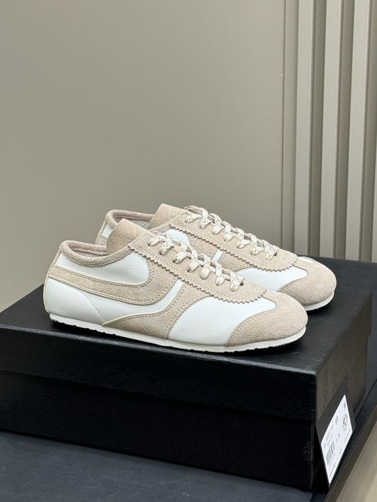 Dries Van Noten Suede Cowhide Stitched Training Shoes High Quality
