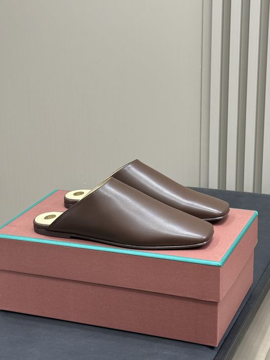 Loro Piana Comfortable Half-slip-on Shoes with Cloud-like Feel