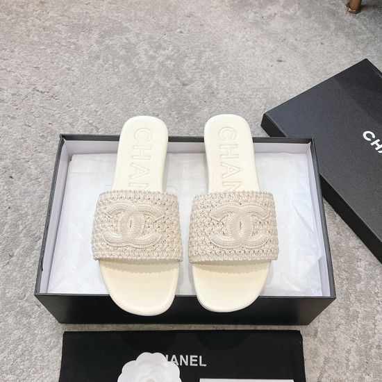 Chanel Soft Comfortable Slip On Casual Slides
