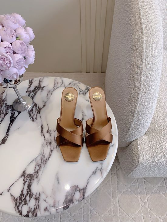 Yves Saint Laurent Graceful Cross-Strap High-Heel Shoes