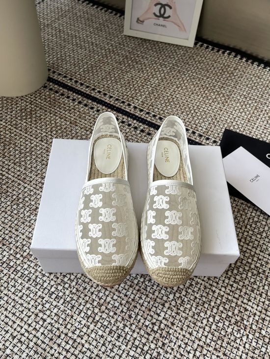 Celine Classic Espadrille Slip Ons Premium Quality All Details Accurate
