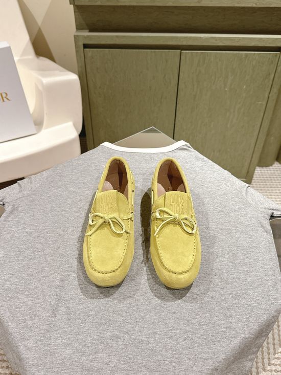 Christian Dior Soft Suede Non-slip Casual Loafer Shoes