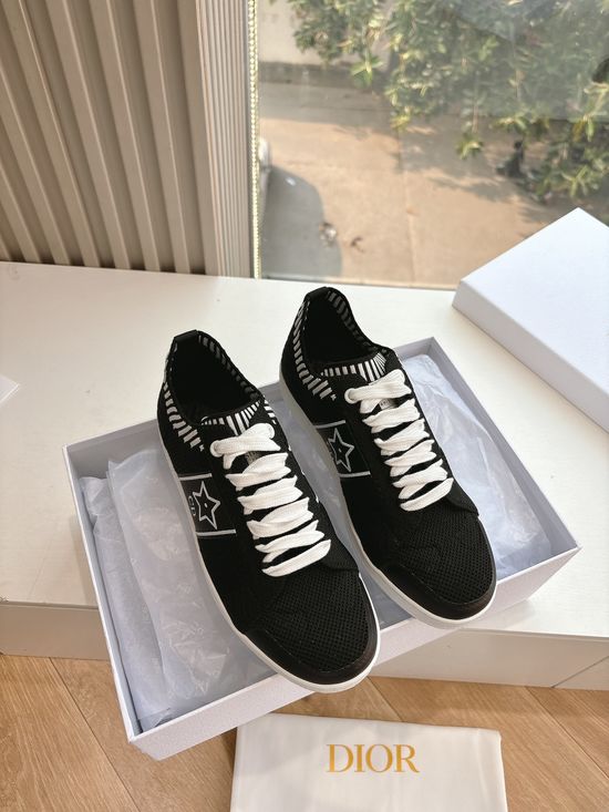 Christian Dior Classic Leather Loafers Comfortable Versatile Casual Shoes