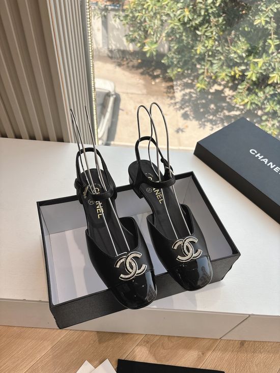 Chanel Closed Toe Woven Mary Jane Comfortable Leather Shoes