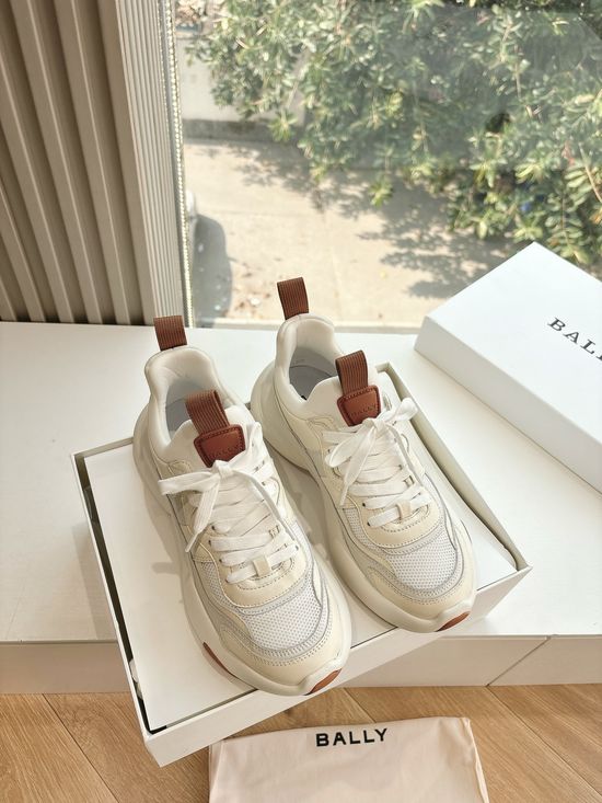 Bally Lace-Up Chunky Sneakers Durable Non-Slip Soft Sole