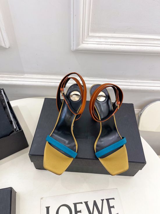 Yves Saint Laurent Elegant Silk Stiletto High Heel Sandals Premium Quality