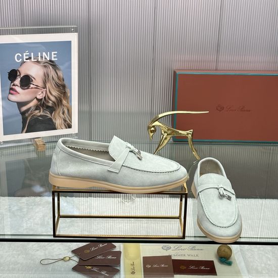 Loro Piana Custom-Made Couple Loafers in Pure Colors