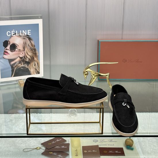 Loro Piana Custom-Made Couple Loafers in Pure Colors