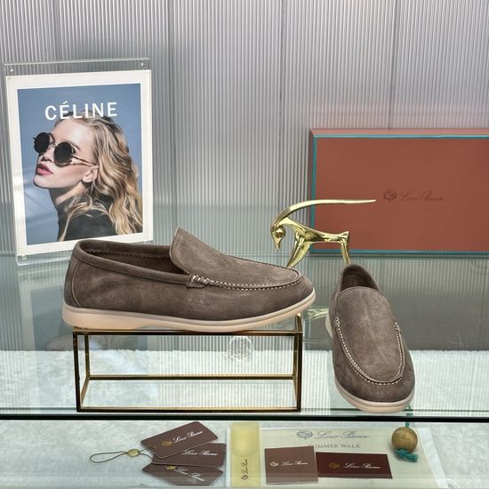 Loro Piana Custom-Made Couple Loafers in Pure Colors