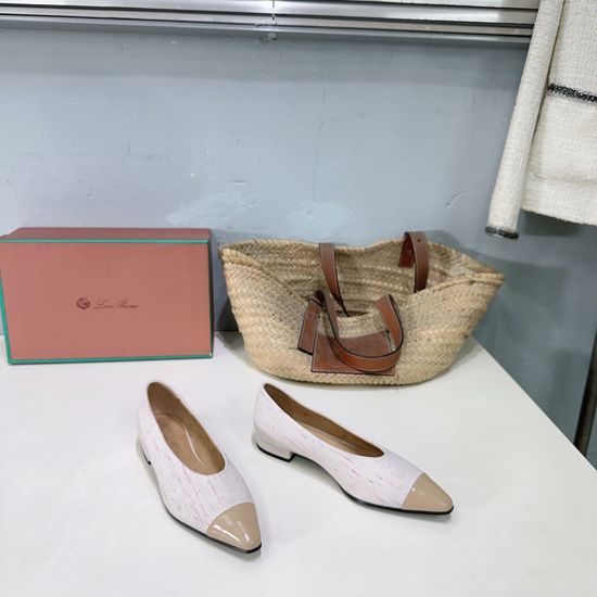 Loro Piana Vintage Flat Loafers Durable Canvas Upper Soft Lining