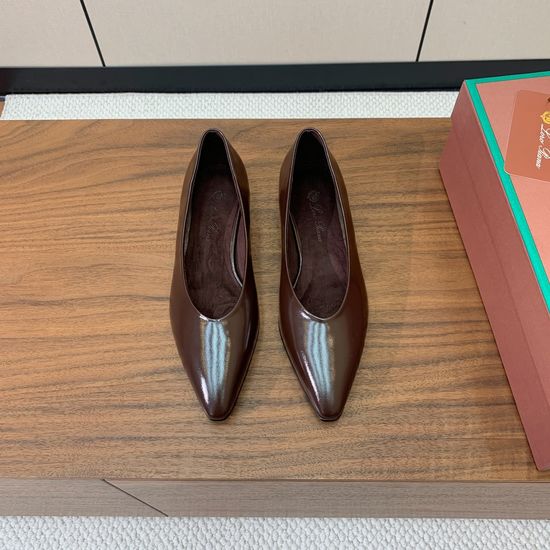 Loro Piana Witch-Inspired Flat Shoes in Minimalist Style