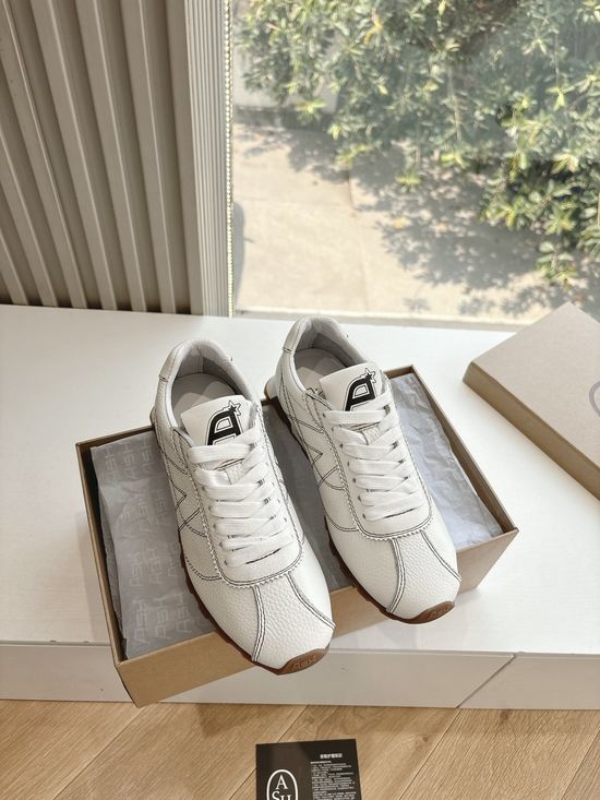 ASH Casual Thick Sole Comfortable Leather Sneakers