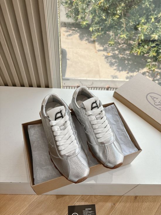 ASH Casual Thick Sole Comfortable Leather Sneakers