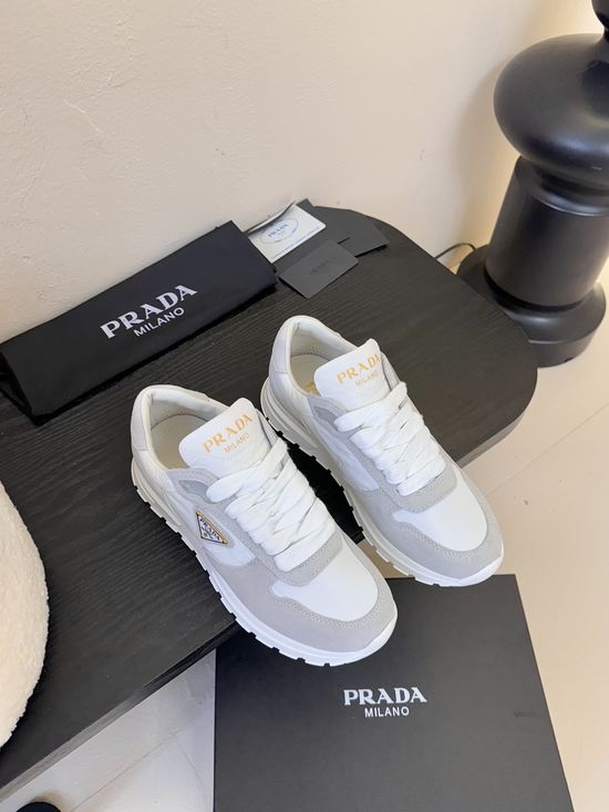 Prada Color Block Comfortable Breathable Casual Sneakers