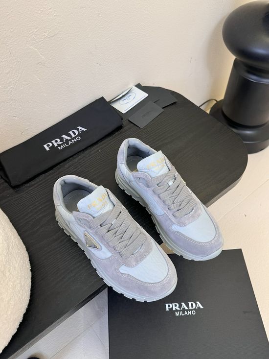 Prada Color Block Comfortable Breathable Casual Sneakers