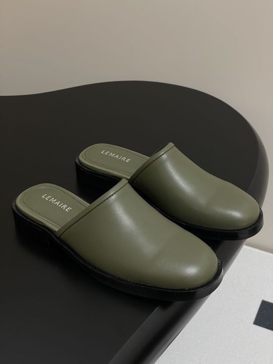 Lemaire Elegant Round-Toe Loafers with Leather Soles