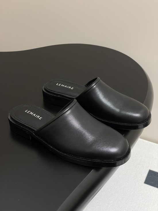 Lemaire Elegant Round-Toe Loafers with Leather Soles